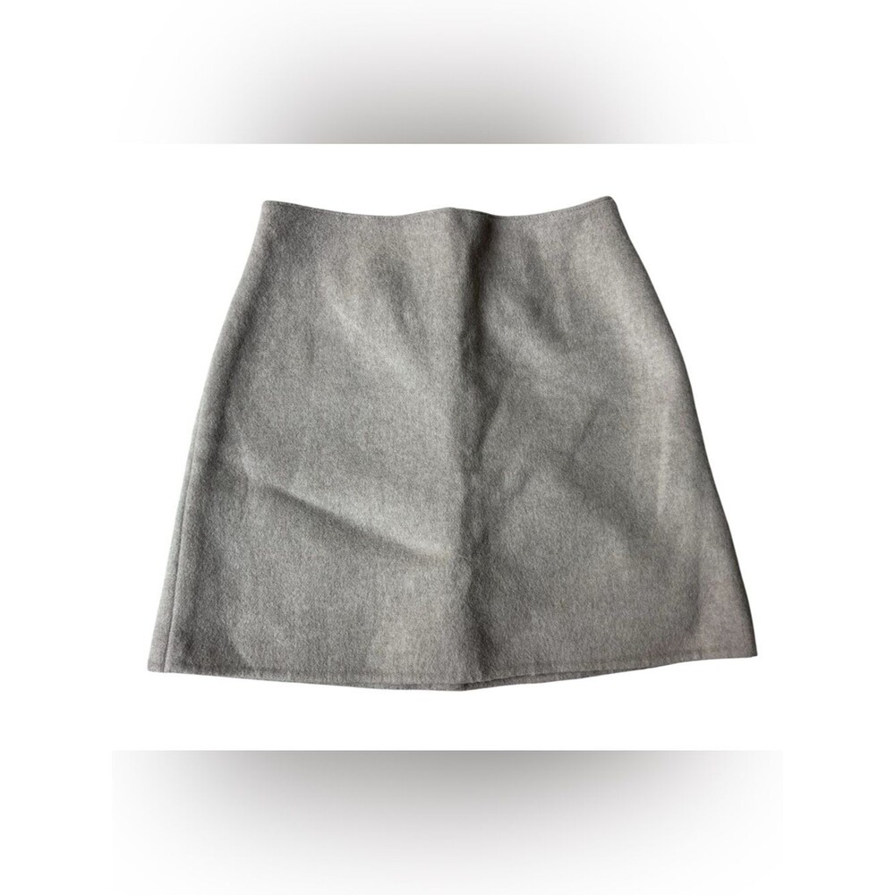 NWT Club Monaco Centie Beige Wool Blend Mini Skirt Womens 2